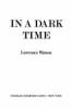 Book cover for "In a dark time".