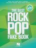 Book cover for "The best rock pop fake book".